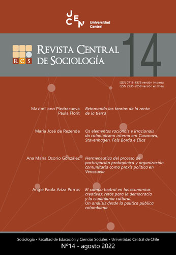  Revista Central de Sociología nº14