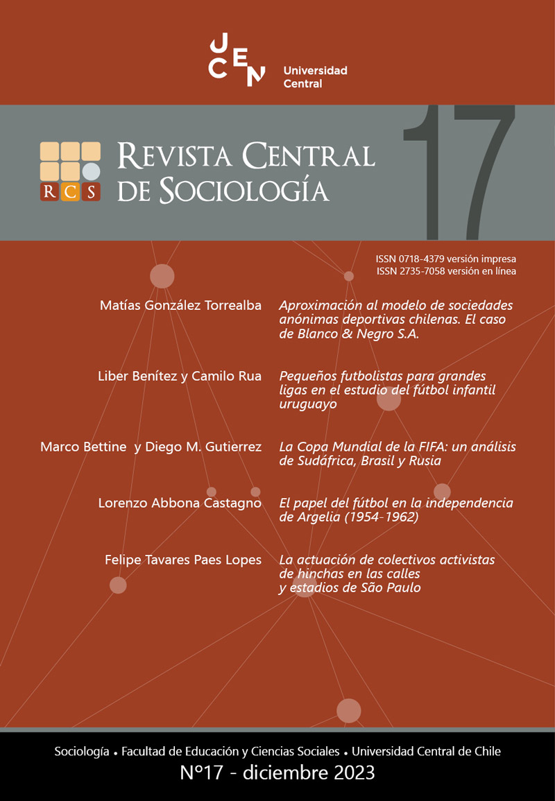 					Visualizar v. 17 n. 17 (2023):  Revista Central de Sociología 17.
				